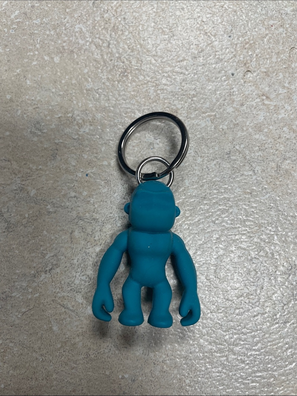 Kipling Teal Monkey Keychain Figure